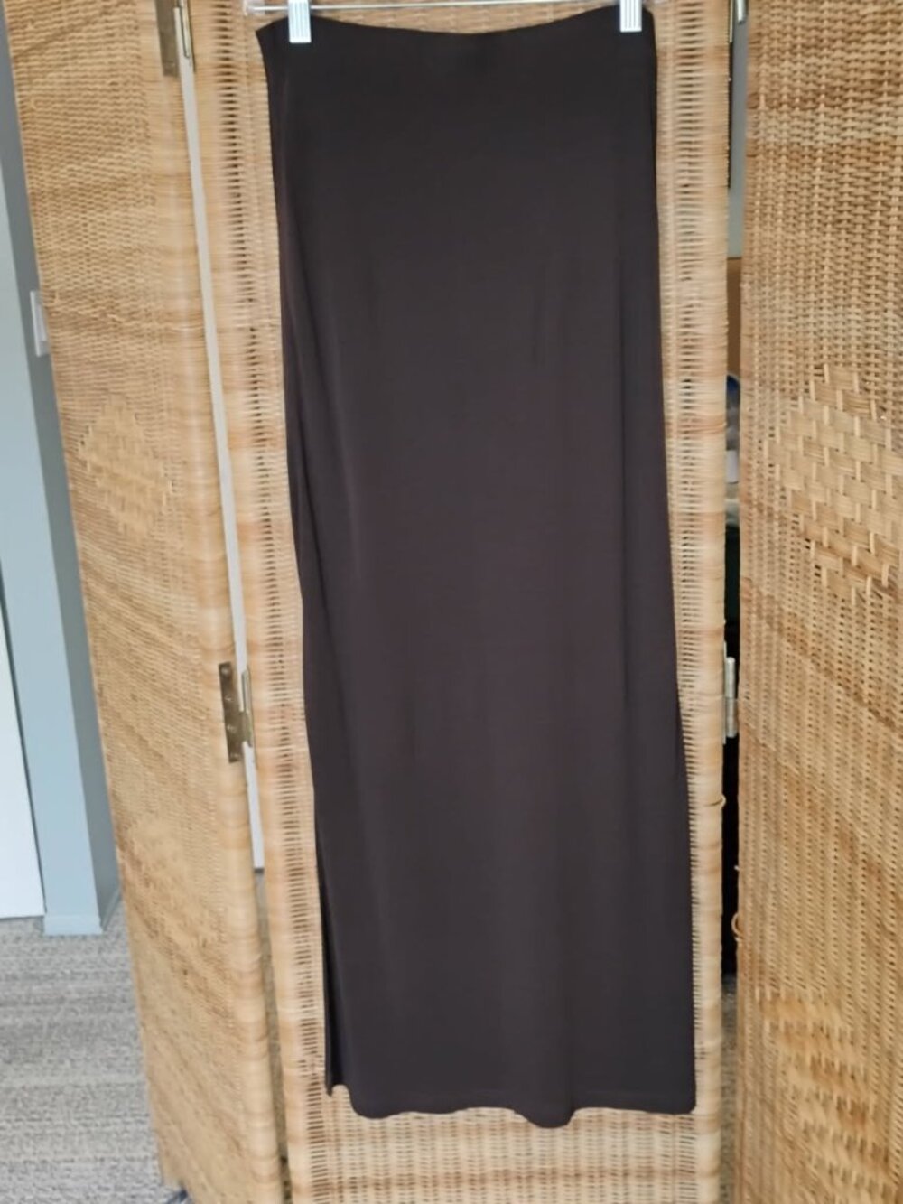 Vintage Long, Straight Skirt, Great Cond. She brand, Size M, Sable Brown